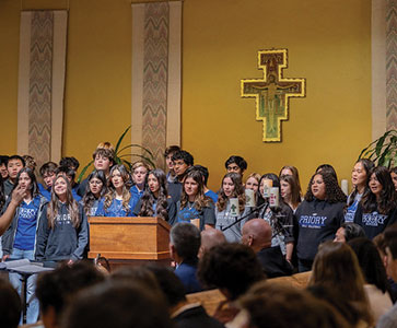 Students in chapel. Links to Donor-Advised Funds Students in chapel. Links to Donor-Advised Funds